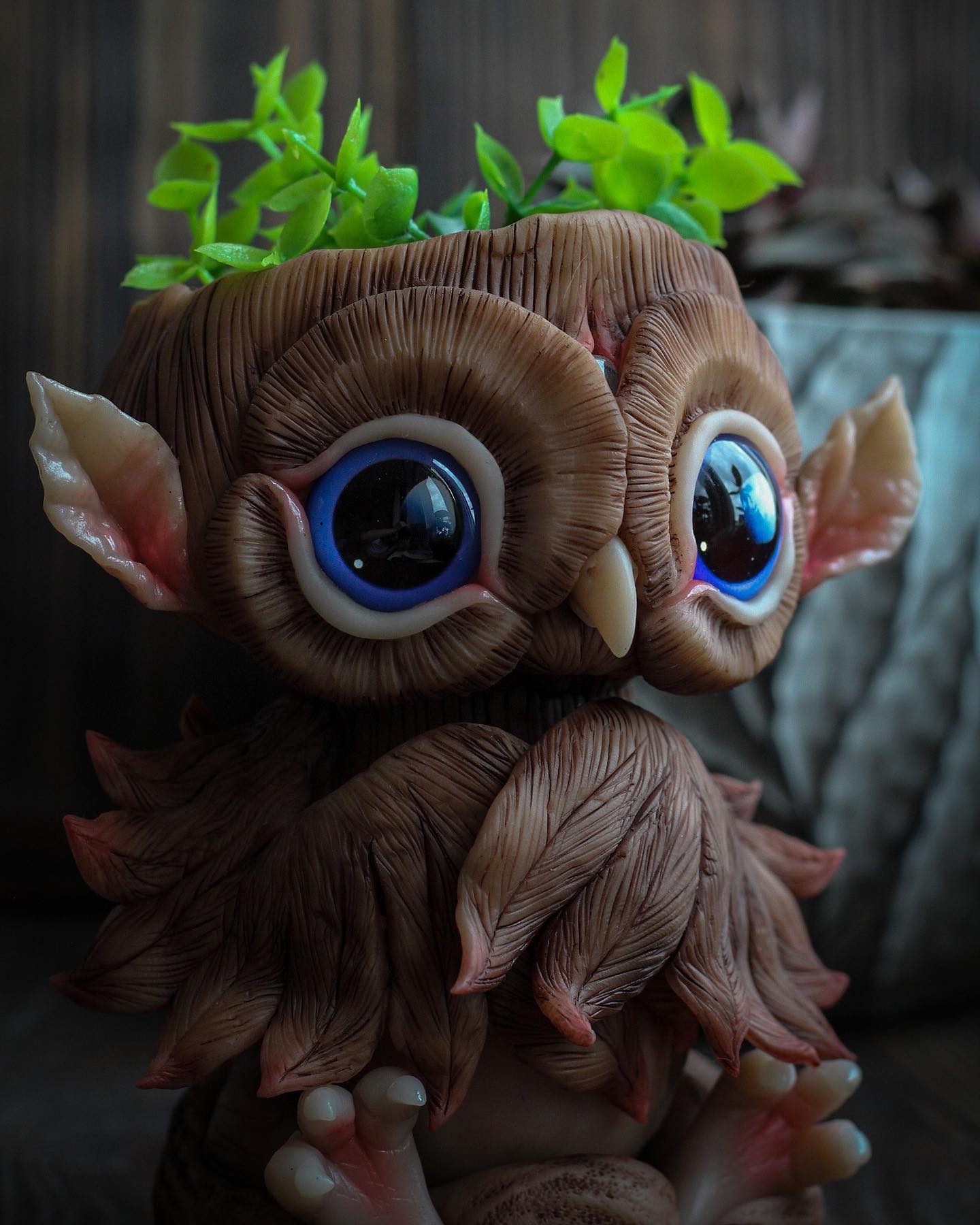 Pot for plants, planters, owl pot