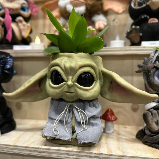 Baby Yoda, Grogu, pot for plants, planters