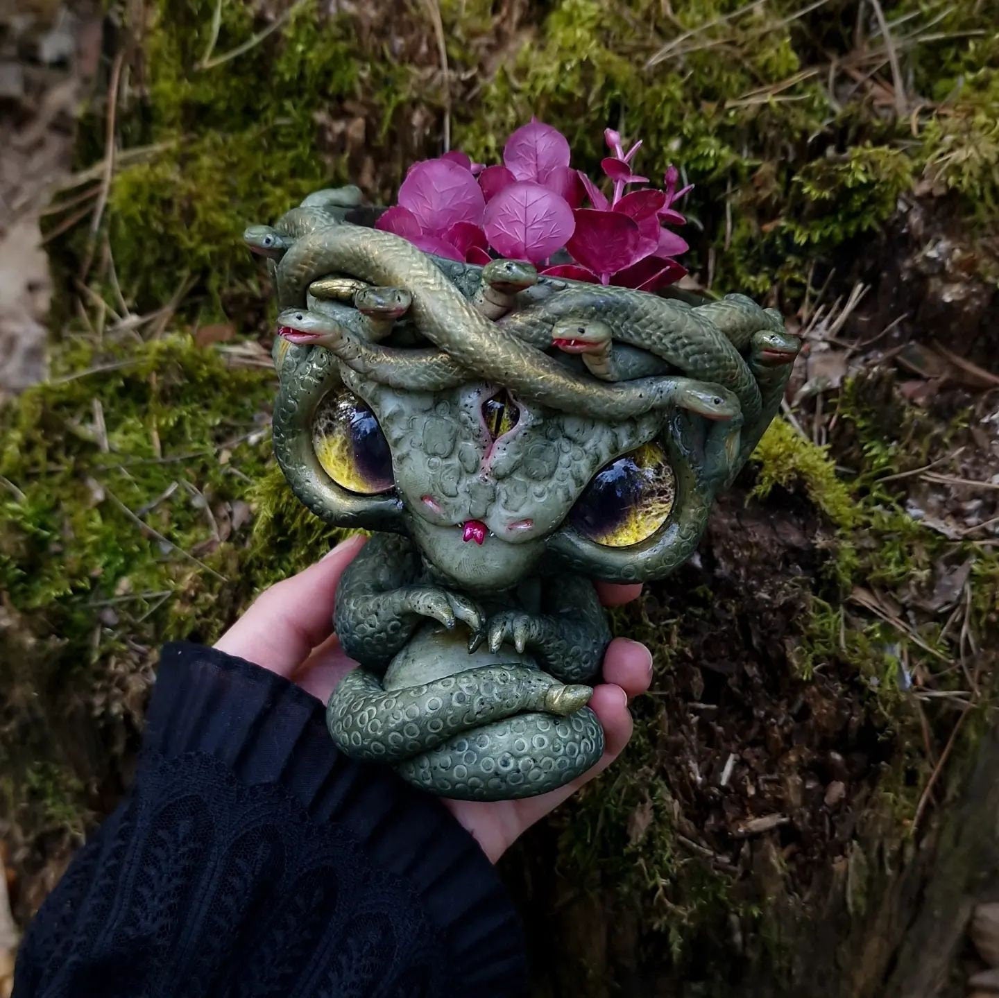 Medusa Gorgon, pot for plants, planters